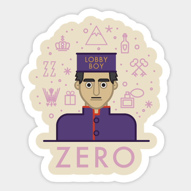 Grand Budapest Sticker by wharton